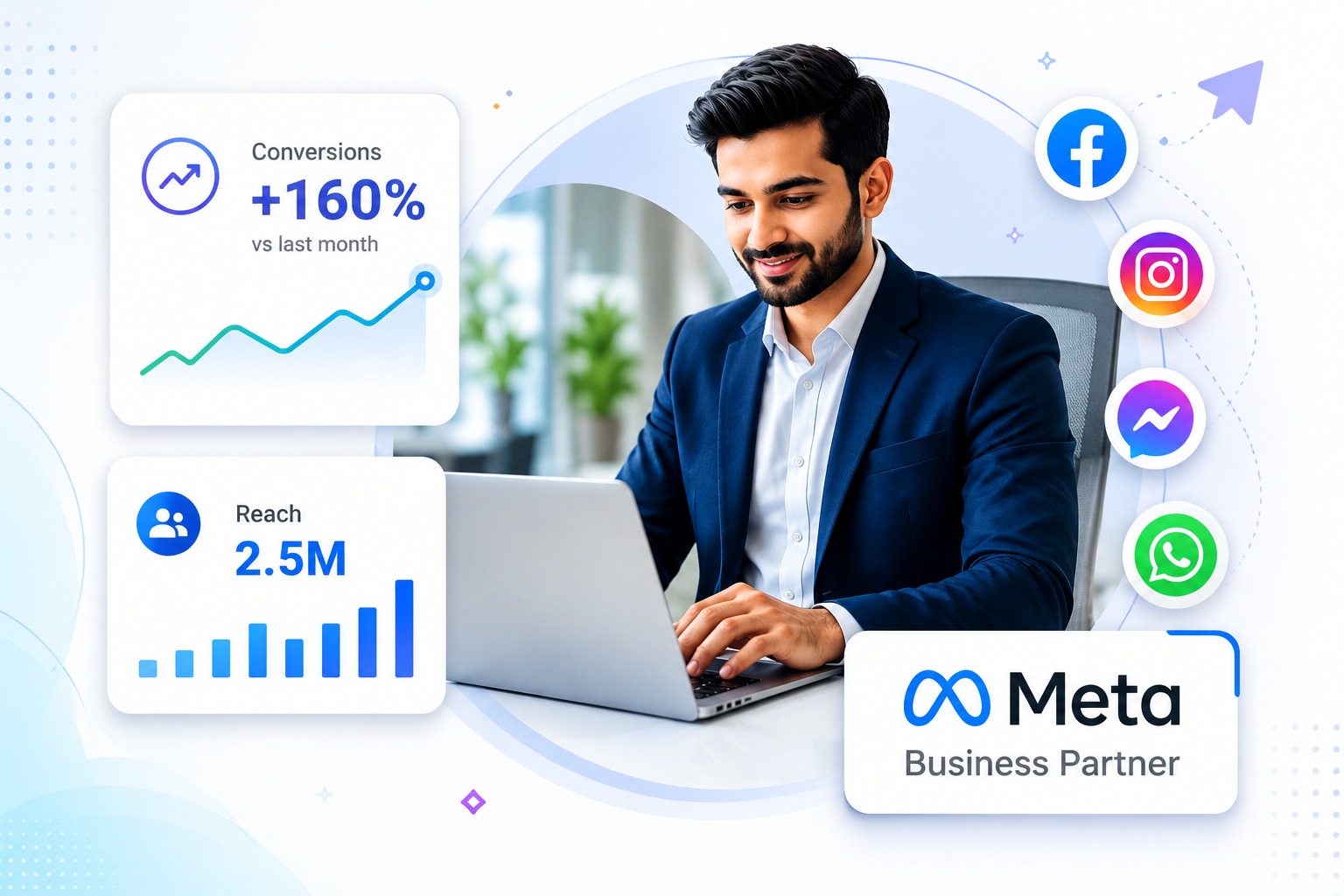 Professional managing ads